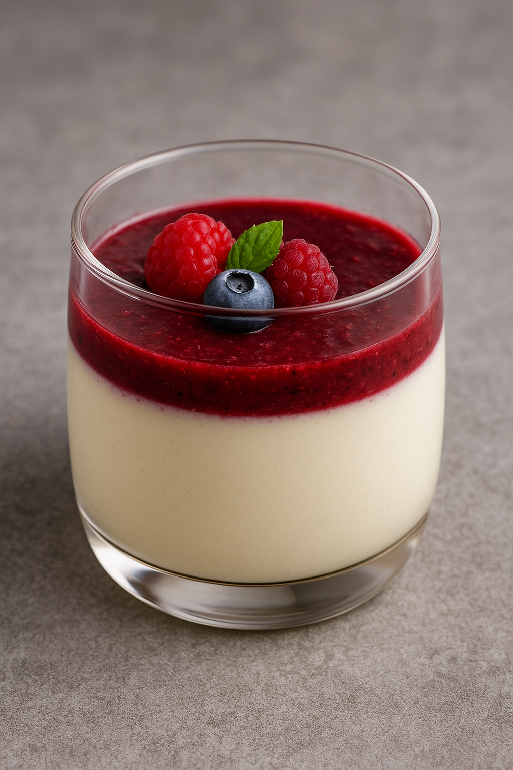 Red Berry Panna Cotta